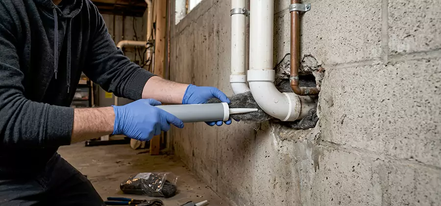 Mouse Proofing Pipes in Kuna